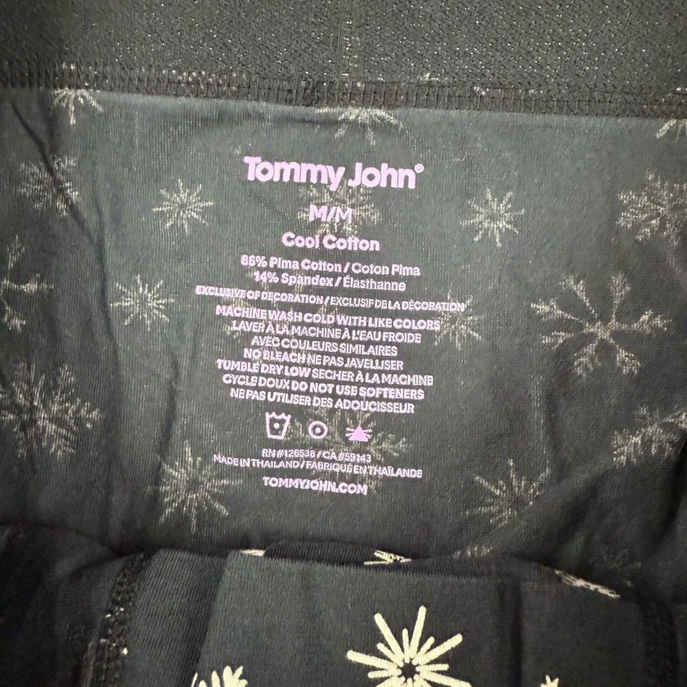 Tommy John Black Snowflake Underwear‎